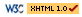 Codice XHTML di pagina validato W3C