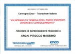 Convegno: Vulnerabilità sismica degli edifici esistenti. Diagnosi e consolidamento.