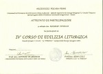 Corso in edilizia liturgica.