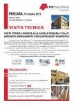 Visita tecnica presso l'edificio scolastico di largo Madonna a Pescara.