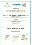 Corso di aggiornamento professionale sui lavori pubblici.
